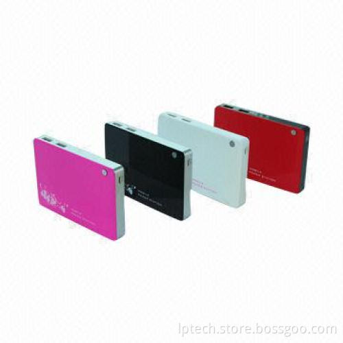 Li-polymer 5000mAh power bank for tablet PC/notebook/iPad/mobile phone